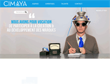 Tablet Screenshot of cimaya.fr
